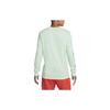 Nike Sportswear Letter Logo Print Round Neck Long Sleeve T-Shirt Men Tops Mint-Green DX1051-379