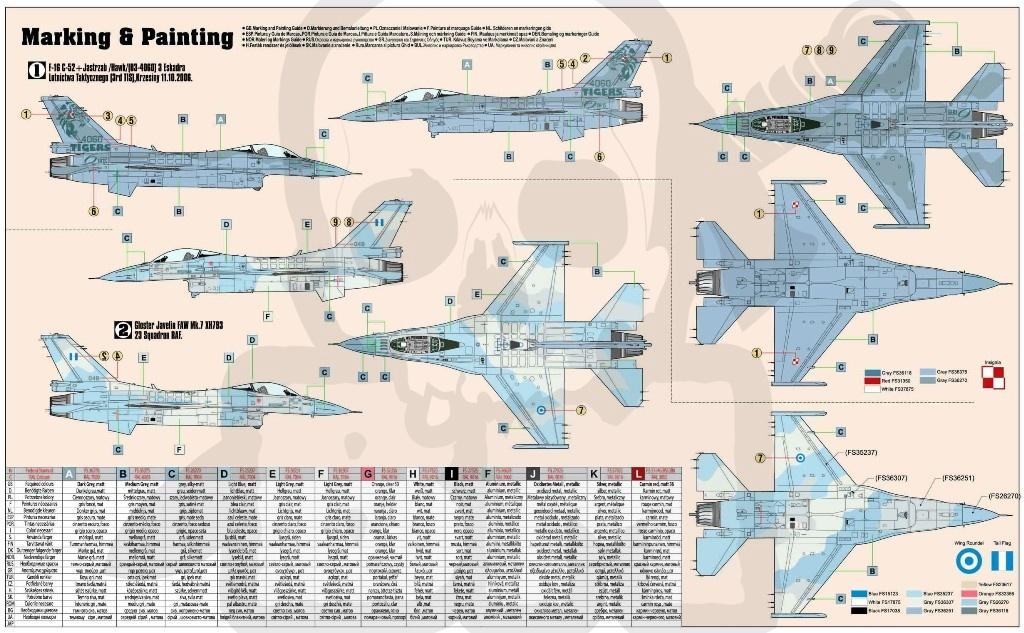 Mcrzd116 starter f-16cj-52+ jastrząb/hawk