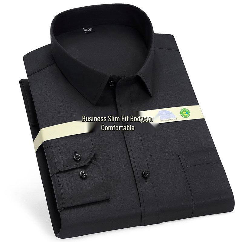 Мужская рубашка с длинным рукавом Golden Shield, белая в полоску, свободного кроя, деловая, формальная, на пуговицах