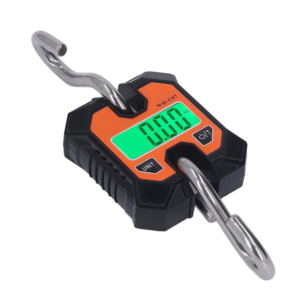 Цифровые крановые весы с крюками, ЖК-дисплей, электронные подвесные весы для промышленного использования 100 кг 220 фунтов