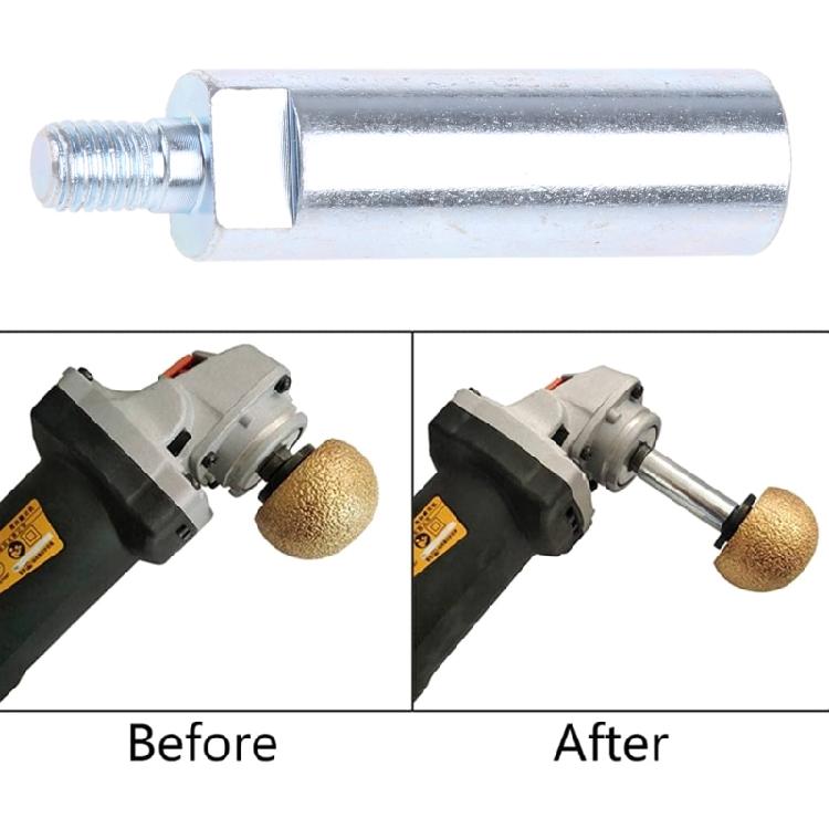 Удлинительный соединительный стержень из нержавеющей стали M14 на M10 для угловой шлифмашины 100/125