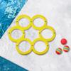 Swim Pool Toys Games Set with 10 Balls EVA Throwing Circle Water Sports Toys Floating Pool Water Toys for Kids Adults Water Game