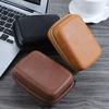 Earphone Storage Box Retro PU Data Cable Charging Head Storage Bag Mini Portable Power Bag