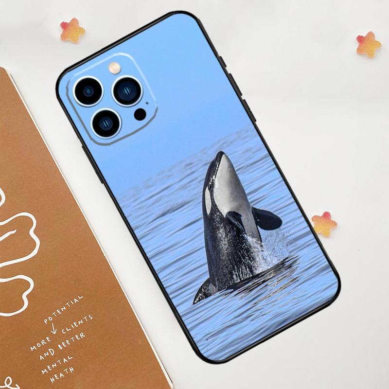 Чехол Косатка для iPhone 11 12 13 14 15 16 Pro Max 15 16 Plus 13 12 Mini X XS XR