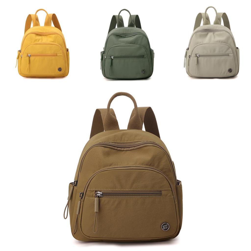 Minimalist Nylon Crossbody Bag With 10in Laptop Sleeve Breathable For Daily Commute Essentials