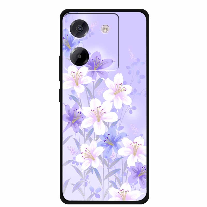 Чехол для Xiaomi Poco M7 Pro 5G, стиль мультяшной живописи, мягкий силикон + ТПУ, задняя крышка, чехлы для Poco M7 Pro 5G, противоударный чехол, новый