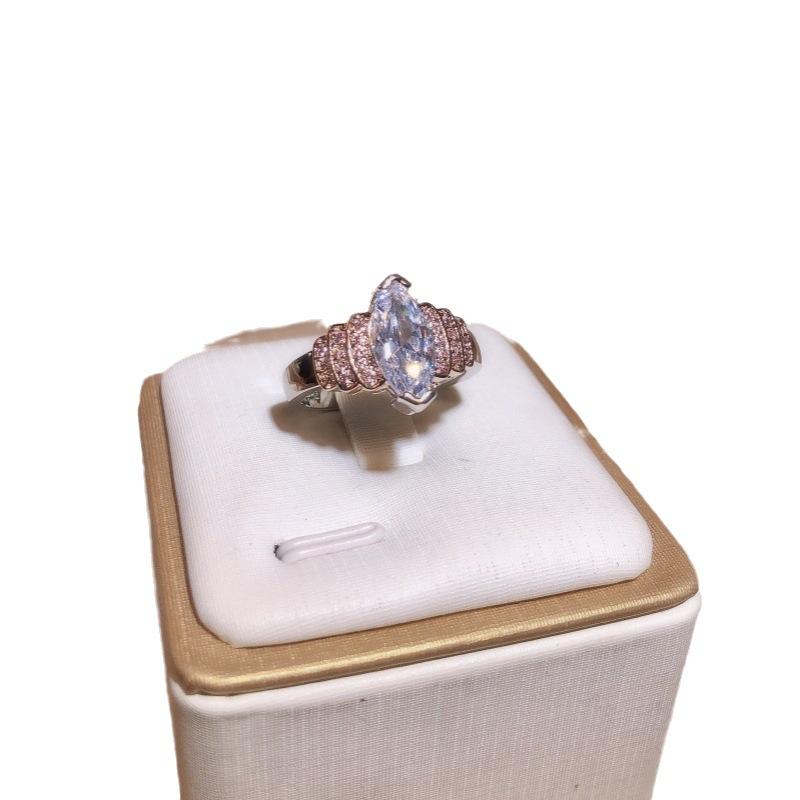 Новое европейское и американское модное и популярное ювелирное изделие из цветного циркония с золотым покрытием для женщин