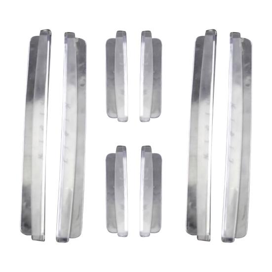 8шт авто угловой бампер дверь край отделка охранники против царапин полоса протектор