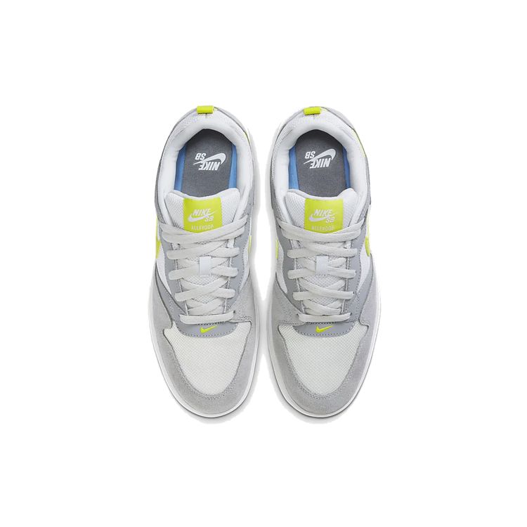 Nike Alleyoop SB Bright Cactus Мужские кроссовки Yellow Particle-Grey Photon-Dust CJ0882-005
