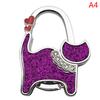 Cat Shape Folding Handbag Hook Holder Purse Hanger Table Edge Hanging Hooks