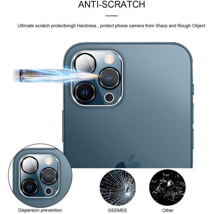 2 Verres Trempés Caméra Arrière Pour iPhone 13 Pro Max (6,7")