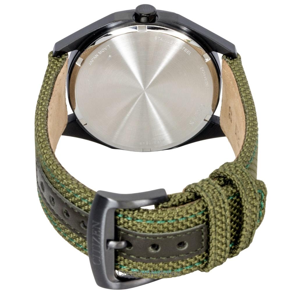 Citizen Eco-Drive Active Sport Нейлоновый ремешок Зеленый циферблат BM7635-01X 100М Мужские часы