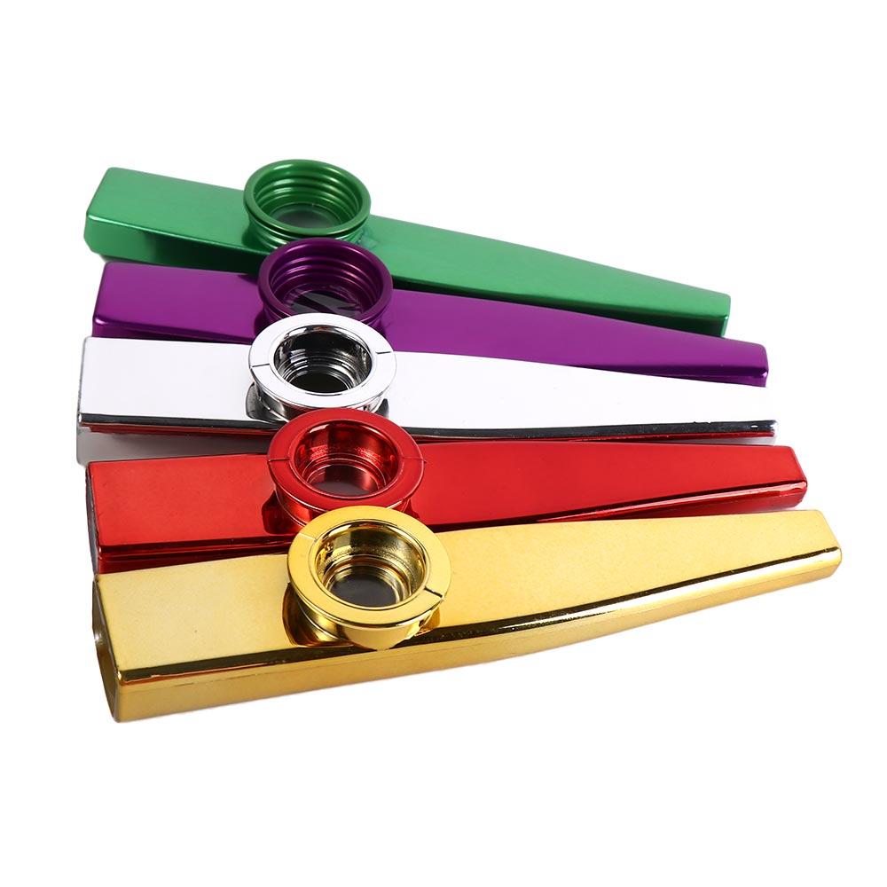 Learn Easily Metal Kazoo Instruments Musical Instruments Flutes  Kids Party Gift