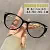 Cat Eye Oval Frame Reading Glasses For Women Blue Light Blocking Presbyopia Glasses Unisex Ultralight Far Sighted Eyeglassees