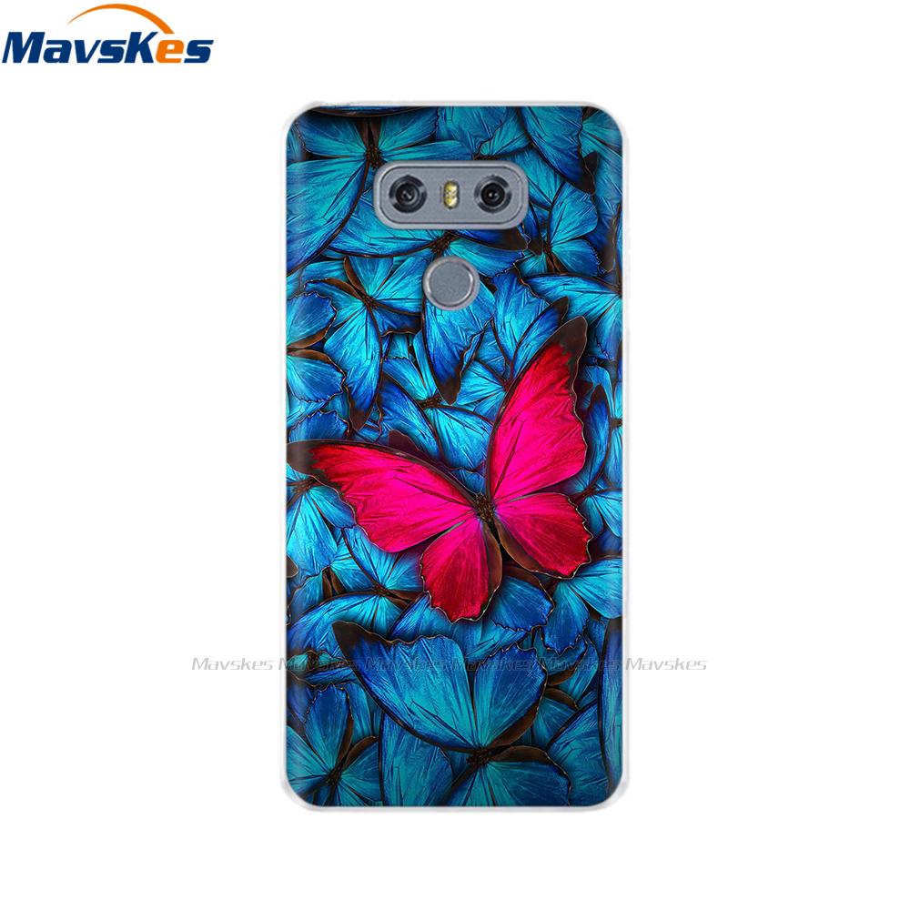 Мягкий чехол из ТПУ для Coque LG G5 G6 Чехол-крышка Силиконовый Расписной Чехол для Телефона Для LG G5 G6 Чехол-бампер Capa Fundas Coque