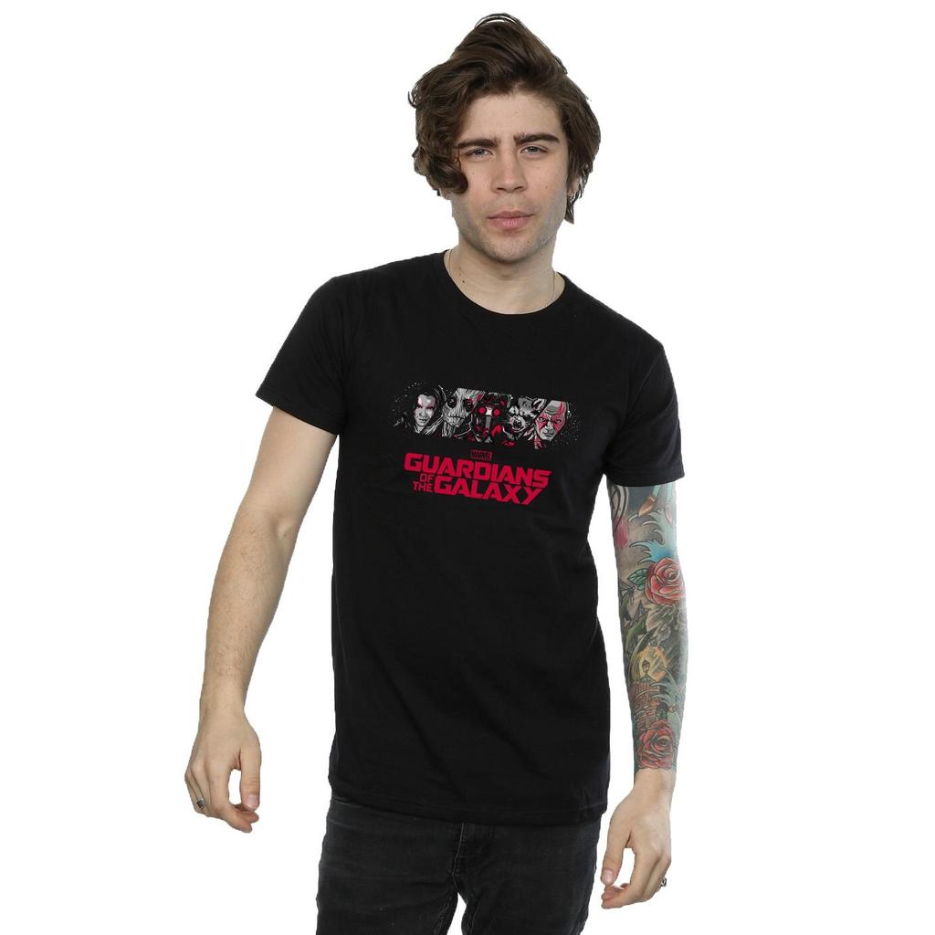 Marvel Mens Guardians Of The Galaxy Team Logo T-Shirt