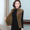 Sleeveless Vest Women Long Vest Female Waistcoat Sleeveless Jacket Women Zipper  Vests