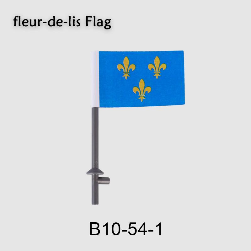 Средневековые военные флаги, серия «Военный замок», рыцарь, солдат, воин, аксессуары, строительные блоки, Древний Священный Рим, кирпичики, игрушки, подарки.