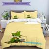 3pcs Snufkin Bedding Set Duvet Cover Closure Includes 1 Duvet Cover & 2 Pillowcases, Soft and Comfortable for All Seasons.