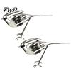 Bird Sculpture Metal Art Sculpture, Handmade Fork And Spoon Figurine, Vintage Rustic Upcycled Cutlery Statue for Indoor Outdoor Home Office