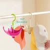2Pcs Punch Free Umbrella Rotation Coat Hanger 5 Claw Bag Hooks  for Home