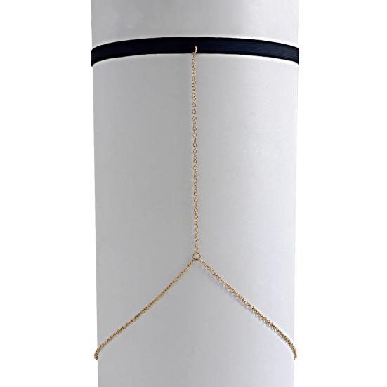 Цепочка на ногу, эластичная лента, регулируемая длинная кисточка, однослойная, универсальная, декоративная, простая для женщин