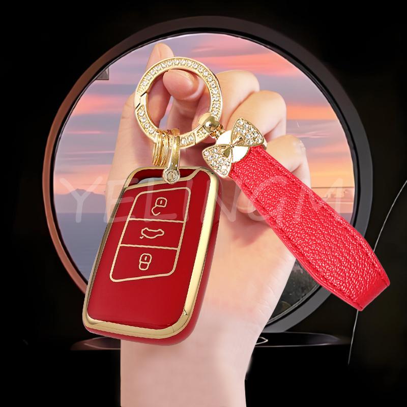 Новый стиль ТПУ чехол-защита для автомобильного пульта ДУ для Vw Volkswagen Magotan Passat B8 Skoda Superb Kodiaq A7 Tiguan Mk2 Cc