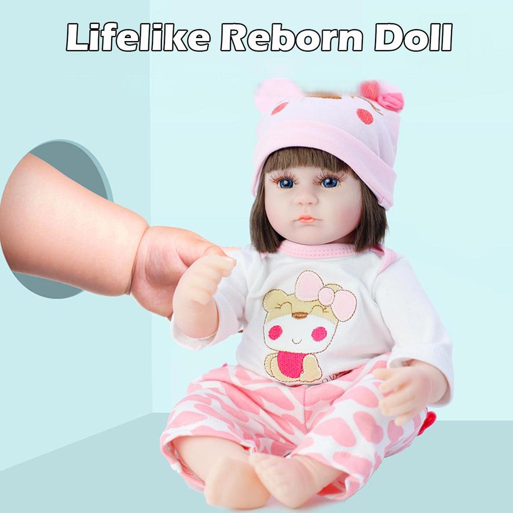 42cm Toy Full Body Silicone Water Proof Bath Toy Popular Reborn Toddler Baby Dolls Bebe Doll Reborn Lifelike Soft Touch