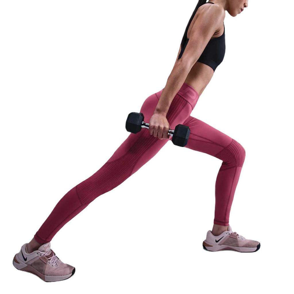 Nike Женские тренировочные леггинсы 7/8 Pro Dri-FIT с высокой талией University Red HV2509-634
