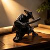 Декорация Статуя Древнего Воина Японский Стиль Статуэтка Ниндзя Крутой Фигурка Мечника Для Использования В Помещении