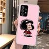 Cartoon Cute Mafalda Soft Phone Case For Samsung Galaxy A52 A42 A32 A12 A22 A51 A50S A30S A20S A10S A71 A41 A31 A21S A40 A20E A7