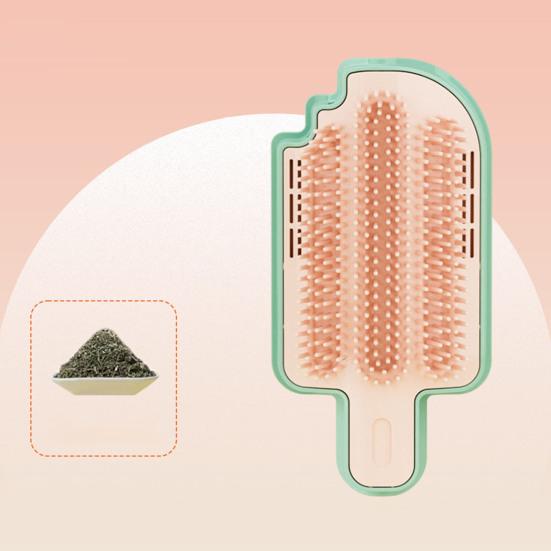 Кошачий самостоятельный груминг с кошачьей мятой, настенный уголок, кошачья мордочка, щетка для ухода за домашними животными, массажная расческа для длинношерстных кошек и собак