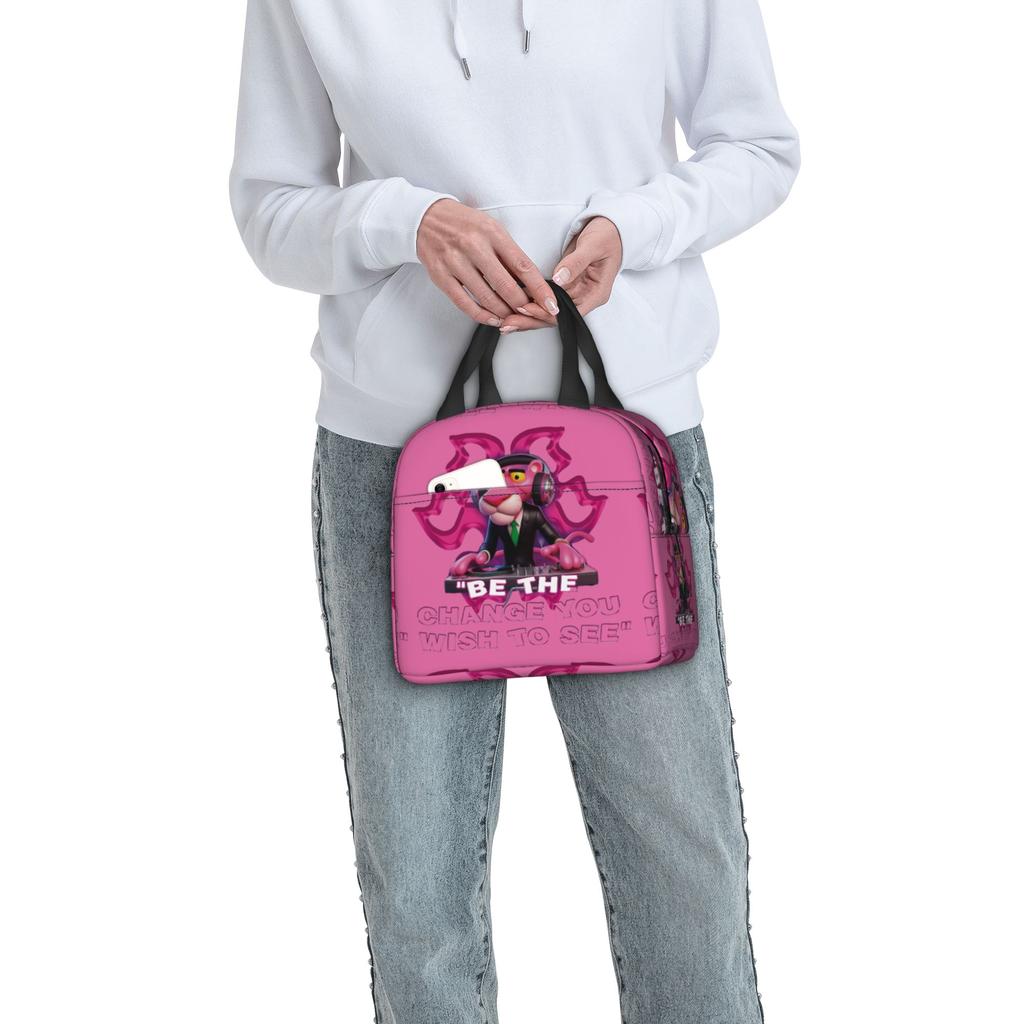 Custom Leopard Lunch Bag Women Cooler Thermal Insulated Lunch Box for Adult Office