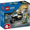 LEGO City Полицейская погоня на мотоциклах 60455 игрушка мальчики девочки подарок на день рождения конструктор развивающий 4 года 5 6 транспортное средство дети 65 деталей