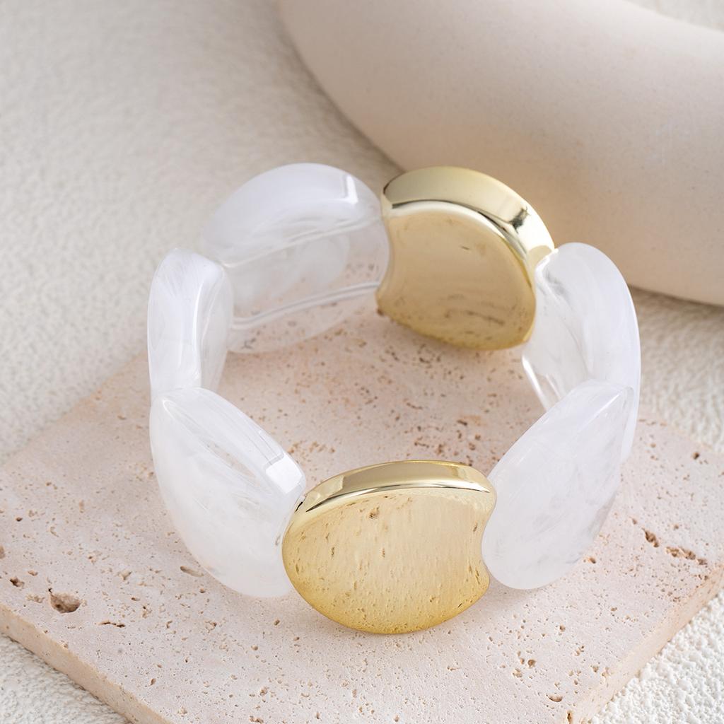 Акриловый браслет с нерегулярным геометрическим узором, личностный, преувеличенный, с янтарным гало, браслет с ручным узором