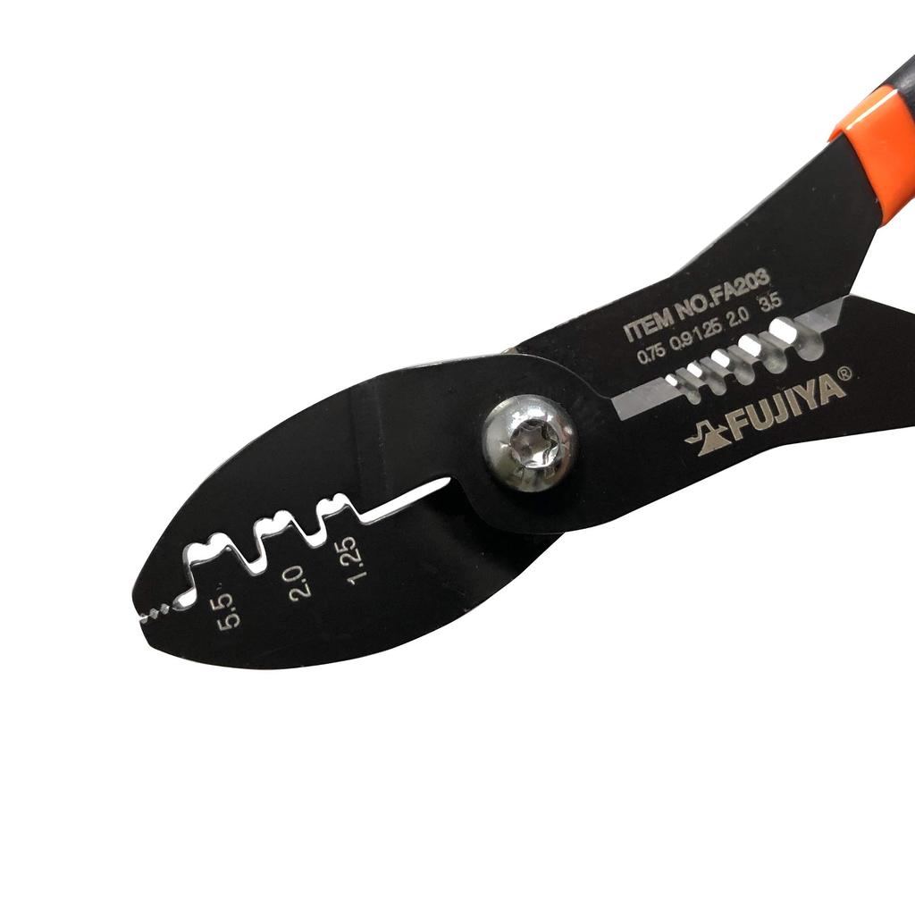 Fujiya FA203 Mini Electrician's Pliers (for Faston Terminals)