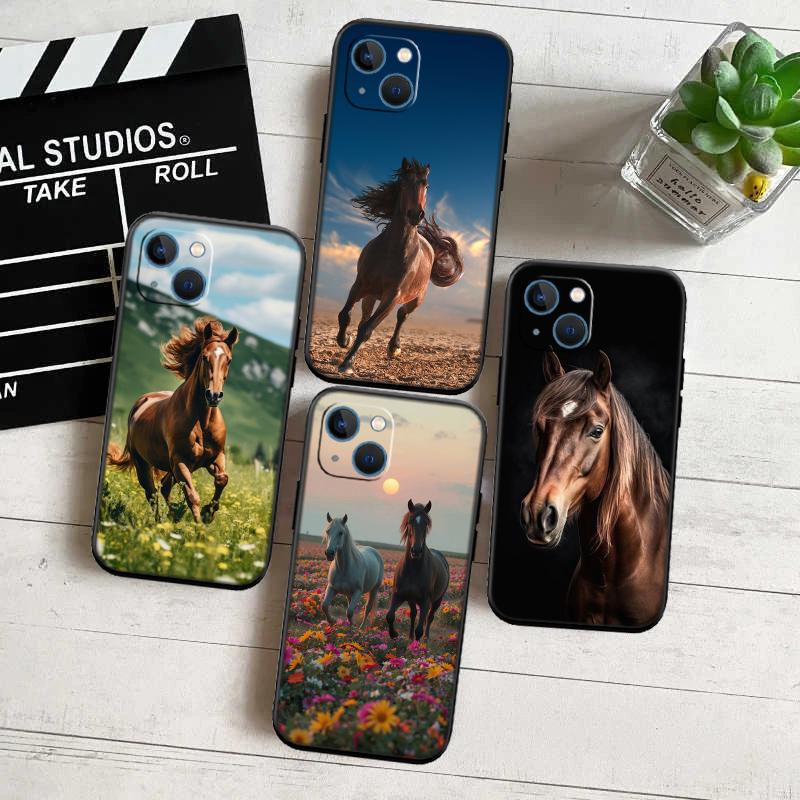 Изящный чехол для телефона с изображением лошади для Motorola Moto Edge 60 60s 70 G86 G56 G54 E14 G04S G45 G54 G64 S30 S50 X30 X40 X50 Ultra Pro Power