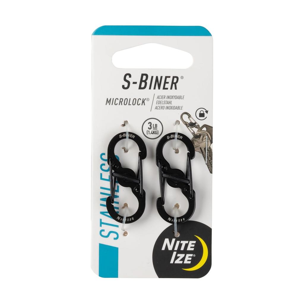 Карабин Niteize S-Biner Micro Lock, S-образный, маленький