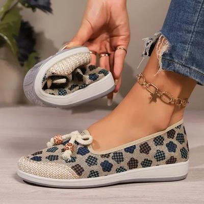 2024 Ранняя осень Удобные мягкие подошвы Модные бахилы Плоский каблук Женские одинарные туфли Повседневная и универсальная женская обувь