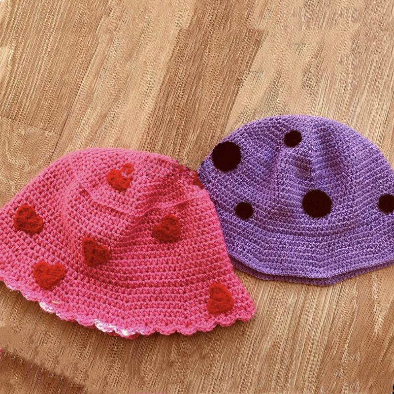 Новая чисто ручной вязки полосатая шапка рыбака смешанных цветов с короткими полями для взрослых шляпа для тазика