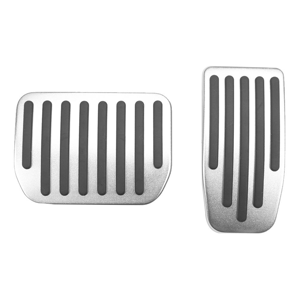 Накладки на педали автомобиля, чехлы из алюминиевого сплава, нескользящие педали газа для автомобиля, комплект для Tesla Model 3 Y 2024, аксессуары