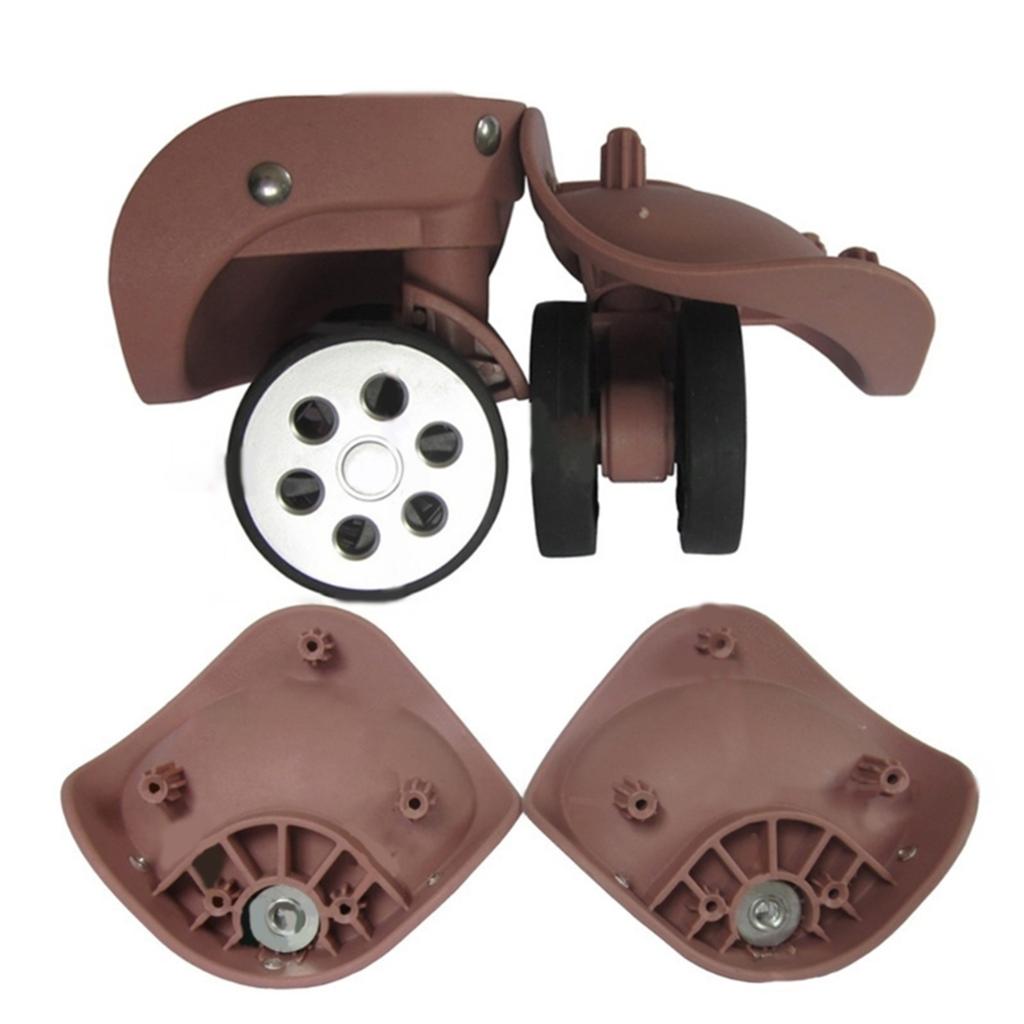 A79 Колеса для багажа Колеса для чемодана Двухрядные ролики Ремонтный комплект Вращающиеся на 360° колесики Сверхмощные колеса 1 пара с винтами