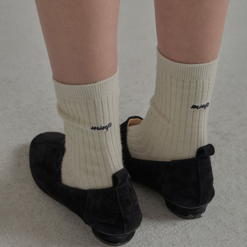 MangoManyPlease MILO RIBBED SOCKS_3COLORS