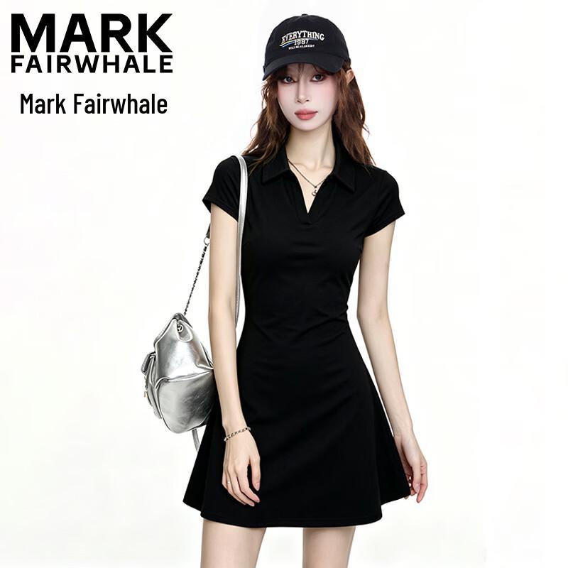 Mark Fairwhale Женское мини-платье А-силуэта с воротником-поло