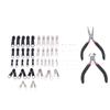194Pcs Zipper Replacement Head Zipper Repair Kit Fix Zip Slider Tools