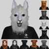 Уморительные маски голов животных с открывающимся ртом, изображающие гориллу, тигра, волка, для праздничных мероприятий