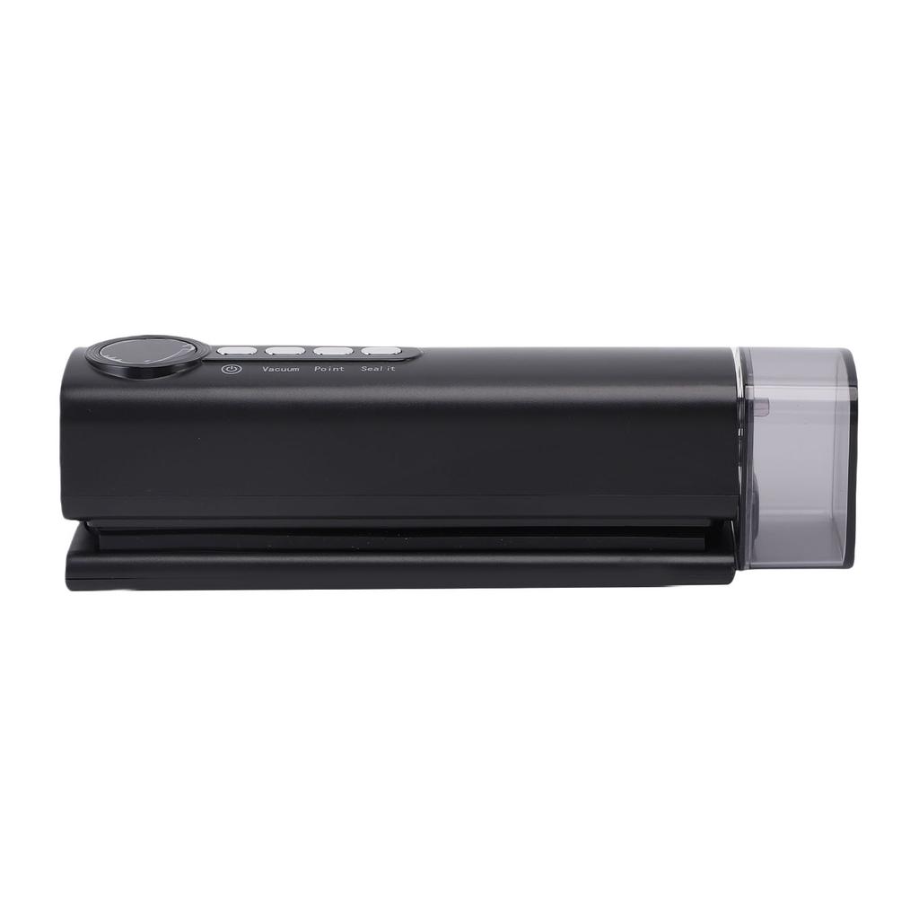 Cordless Vacuum Sealer Multifunctional Adjustable Temperature Portable Automatic Food Sealer Black