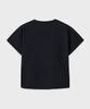 NOIRER ДЛЯ ЖЕНЩИН Crop-футболка Luxe из хлопка Supima (черный)