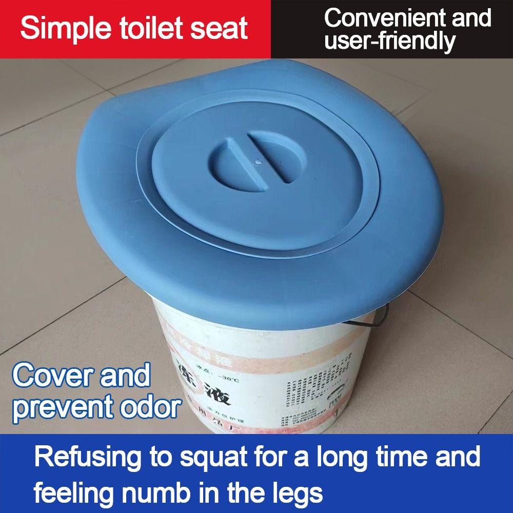 Съемная подвижная крышка унитаза Пластиковые сиденья для кемпинга Крышка сиденья унитаза Аксессуар для дома и отдыха на природе