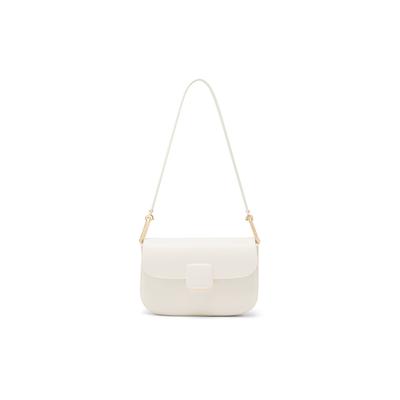 Charles & Keith Однотонная Коа Маленькая Пряжка Универсальная ПУ Маленькая Сумка CK Сумка Через Плечо Женские сумки Кремовый Фуксия CK2-20270818-2